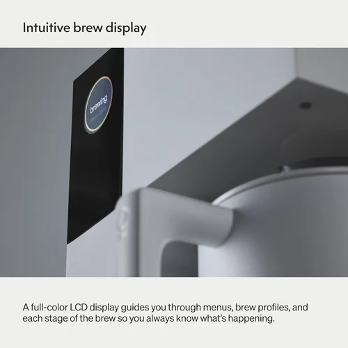 Miniatura 6 de Fellow Aiden - Cafetera de precisión – Jarra térmica de 10 tazas, guía de preparación integrada, programación, tanque de agua extraíble, negro mate