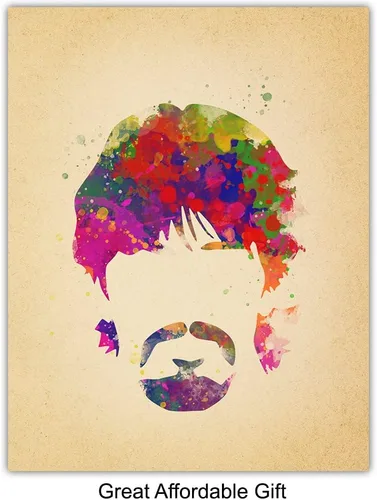 Miniatura 6 de Juego de póster de los Beatles, regalo para Paul McCartney, John Lennon, Ringo Starr, George Harrison, fanáticos de la música de los años 60