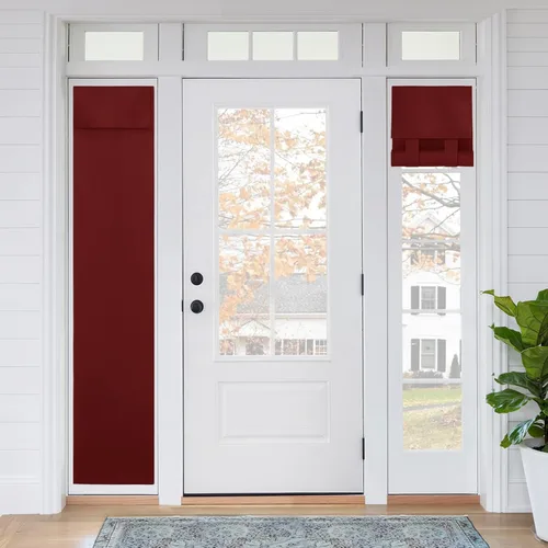 Miniatura 107 de RYB HOME 2 Paneles Cubierta de Ventana de Puerta de Aula, Persianas Opacas para Ventanas y Puertas de Aula Cubierta Persianas de Confinamiento