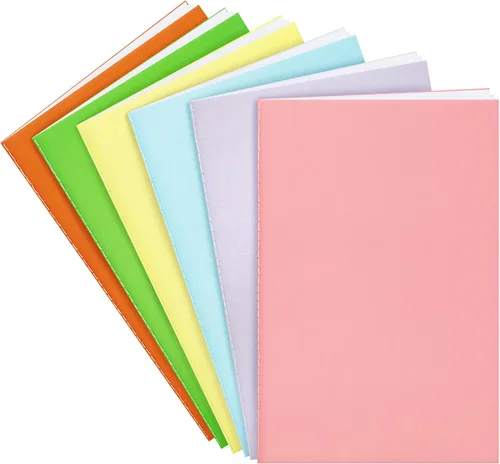 Miniatura 10 de Paquete de 24 libros en blanco para niños - 5.5" x 8.3", 60 páginas - Diarios pequeños al por mayor, cuadernos para niñas para dibujar y escribir