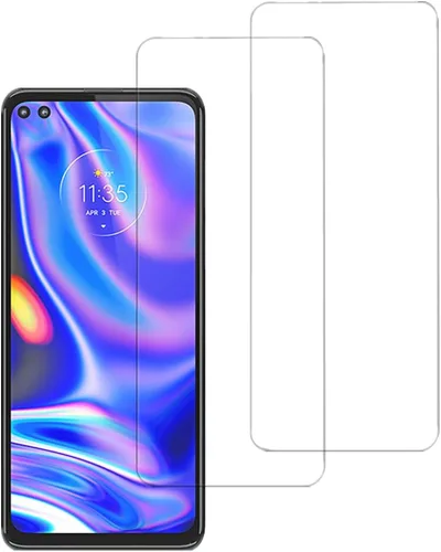 Miniatura 4 de Protector de pantalla de cobertura completa para Motorola One 5G, 2 unidades, película protectora de vidrio templado ultra fina antiarañazos