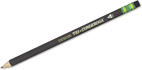 Miniatura 7 de Ticonderoga LÁPIZ STANDARD TRI-WRITE #2 NEGRO PACK DE 12
