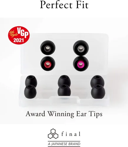 Miniatura 5 de Final Auriculares IEM A4000 de un solo controlador, sonido de alta fidelidad, cable desmontable, monitores intrauditivos ligeros, calidad de audio