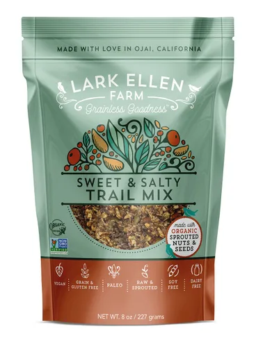 Miniatura 8 de Lark Ellen Farm Mezcla de frutos secos y semillas dulces y salados, bolsas de mezcla de frutos secos sin gluten, aperitivos saludables sin granos