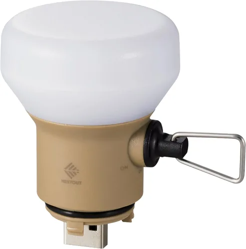 Miniatura 11 de ELECOM NESTOUT - Linterna de panel LED para acampar al aire libre con mini trípode, luz LED regulable alimentada por USB, resistente al agua y polvo