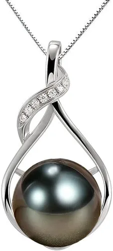 Miniatura 2 de Regalos para Mujeres Esposa-Collar-de-Perlas-Negras-de-Tahití-Regalo para Esposa Boda Cumpleaños Aniversario Joyería-Mamá Novia Ella Regalos del Día