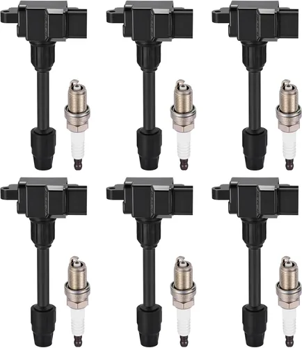 Miniatura 38 de BDFHYK Paquete de Bobina de Encendido UF350 y Bujías de Iridio 4505 Compatibles con Nissan 2002-2006 Altima 2002-2006 Sentra L4 2.5L Juego de 4