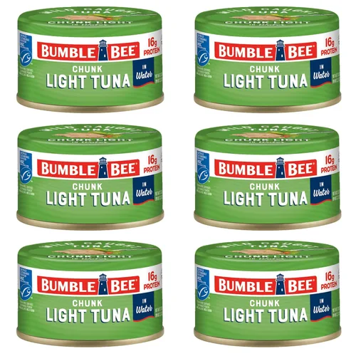 Miniatura 8 de Bumble Bee Chunk Light Atún en aceite, latas de 5 onzas (paquete de 24) – Atún capturado silvestre – 0.78 oz de proteína por porción, proyecto