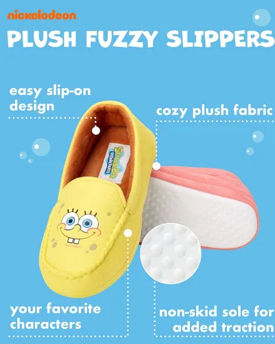 Miniatura 2 de Nickelodeon Pantuflas para niños - Bob Esponja y mocasines Patrick (11-5)