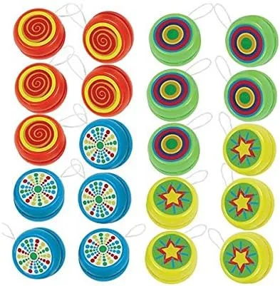 Amscan 392613 YoYo impreso, paquete de 30, recuerdo de fiesta