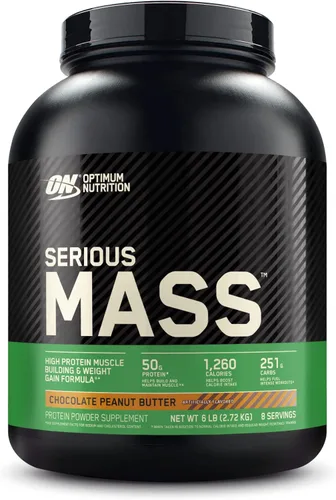 Miniatura 13 de Optimum Nutrition Serious Mass Weight Gainer Proteína en polvo, vitamina C y zinc para apoyo inmunológico, vainilla, 12 libras