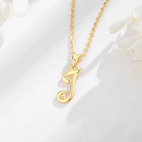 Miniatura 10 de EUDORA Collares de plata esterlina con inicial para mujer, regalos clásicos de 26 letras sin cuello para niñas, hermana, madre hija, cadena de 18