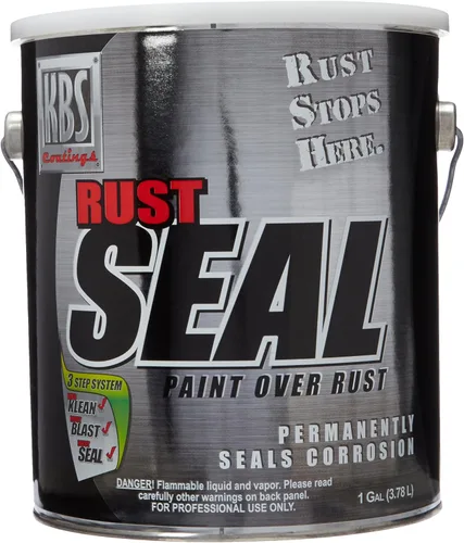Miniatura 10 de Revestimiento para eliminar el óxido RustSeal KBS, Negro satinado Brillo negro