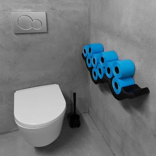 Miniatura 4 de Renova - Papel higiénico de colores perfumado, Azul