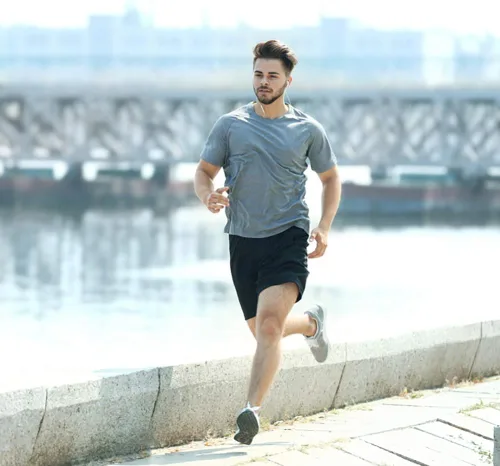 Miniatura 2 de Workout Shirts for Men Short Sleeve Quick Dry Athletic Gym Active T Shirt Moisture Wicking