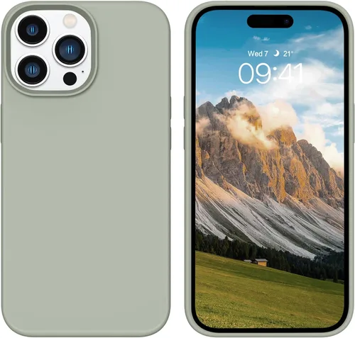 Miniatura 270 de GUAGUA Funda compatible con iPhone 17 Pro Max de 6.9 pulgadas, silicona líquida, goma de gel suave, delgada, forro de microfibra delgada