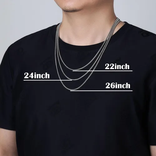 Miniatura 5 de Collar de cruz de acero inoxidable 316L para hombre, collar con colgante de cruz para hombres, collar de cruz para hombre, regalo de joyería