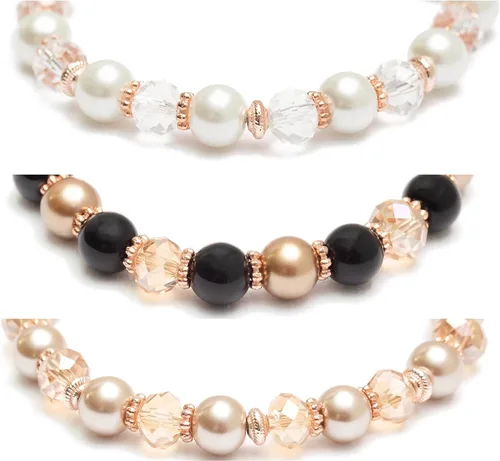 Miniatura 17 de Pulsera de alerta médica de oro rosa, pulsera médica de repuesto intercambiable de identificación médica, etiqueta de identificación no incluida
