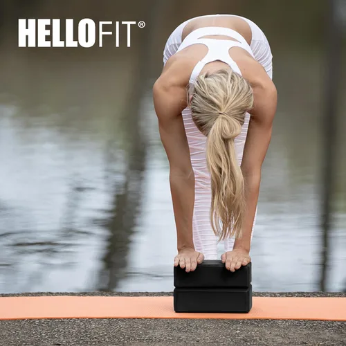 Miniatura 7 de Bloque de yoga de 3 pulgadas, paquete de 10 bloques de yoga de espuma EVA a granel, ladrillo de yoga firme y de apoyo, espuma de equilibrio