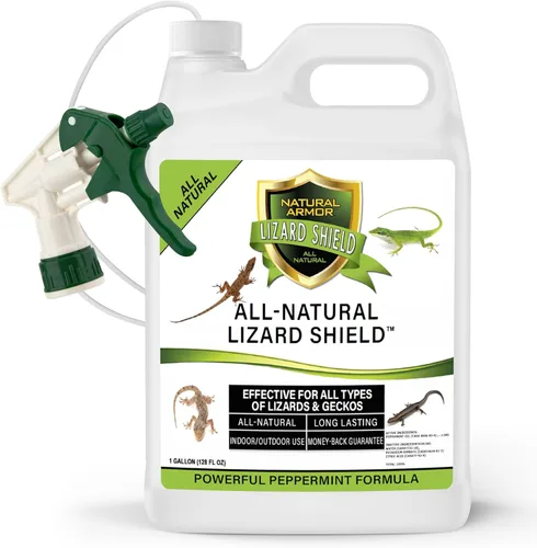 Natural Armor - Repelente en aerosol para lagartos y gecos con potente formulación de menta. Repele todos los tipos de lagartos y gecos y funciona
