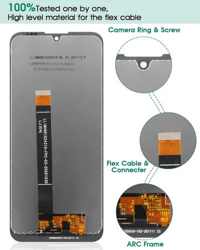 Miniatura 6 de Para Wiko Ride 3 Pantalla LCD Reparación para Wiko Ride 3 U614AS Reemplazo de pantalla para Wiko U614AS LCD táctil digitalizador Asamblea Kits