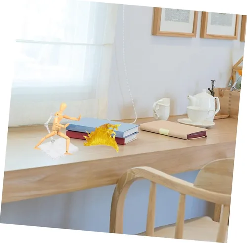 Miniatura 7 de iplusmile Soporte de efecto de llama con soporte de figura de acción, soporte ajustable para muñeca de juguete para exhibición de modelos, base