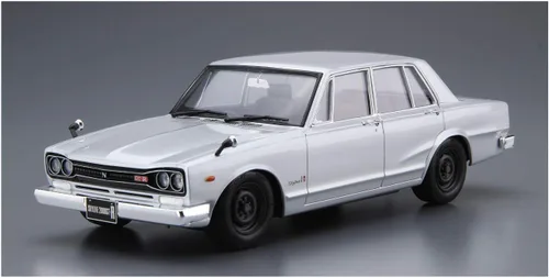 Miniatura 2 de Aoshima Kit de escala 1/24 58350 El modelo de coche 045 Nissan PGC10 Skyline 2000GT-R 1970
