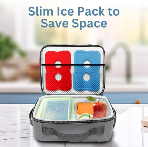 Miniatura 5 de GURIN Paquetes de hielo reutilizables para loncheras, refrigeradores de bolsas o mochilas, frías hasta 8-12 horas de larga duración para camping