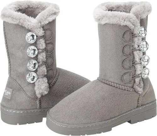 Miniatura 3 de bebe Girl's Fur Lined Winter Boot with Rhinestone Details (ToddlerLittle GirlBig Girl)