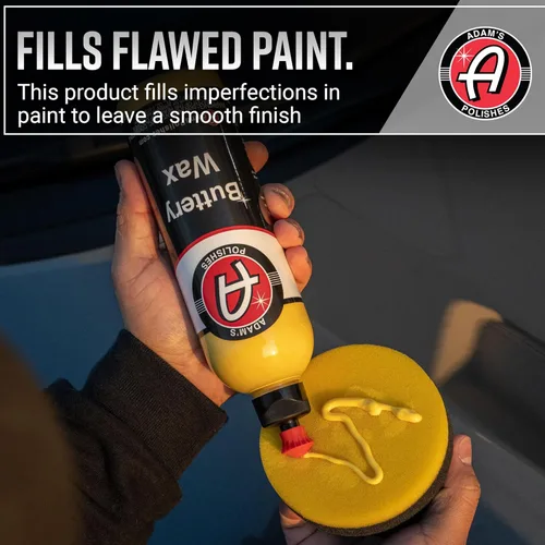 Miniatura 6 de Adam's Polishes Buttery Wax (16 onzas) – Cera líquida húmeda de carnauba premium infundida para brillo, pulido y protección de pintura de capa
