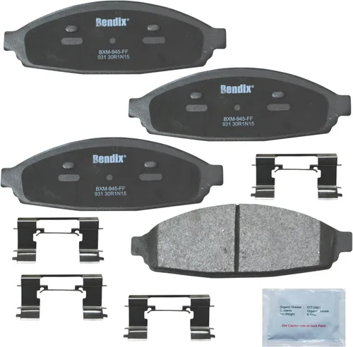 Miniatura 117 de Pastillas de freno delanteras cerámicas Bendix Priority1 CFC2302 para Hyundai Elantra 2021, Sonata 2022-2020, Kia K5 2023-2021
