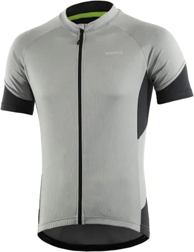 Miniatura 8 de BERGRISAR Camisetas básicas de ciclismo para hombre, manga corta, bolsillos con cremallera