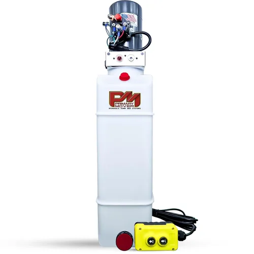 Miniatura 16 de Bomba hidráulica KTI de 12 Vcc de efecto único de 4 cuartos para remolque de descarga - Unidad de potencia hidráulica - Bomba de remolque
