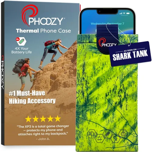 Miniatura 10 de PHOOZY XP3 Funda Térmica Ultra-Resistente para Teléfono para Frío Extremo Funda Aislada para Teléfono Extiende la Vida de la Batería 4X Equipo
