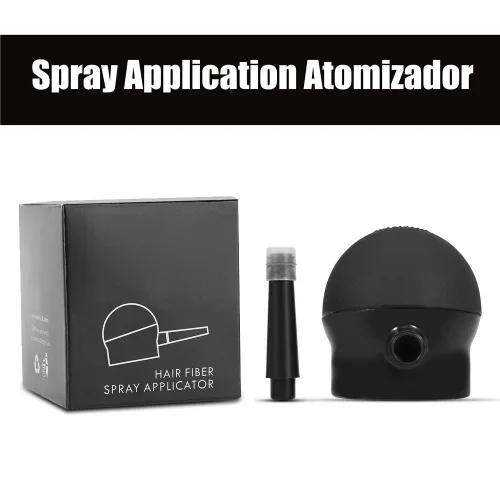 Miniatura 3 de Aplicador de fibra capilar Aplicación en aerosol Atomizador espesar adelgazamiento o cabello calvo para hombres y mujeres, construcción de cabello