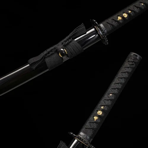 Miniatura 4 de Kamaiwo -1045/1060 hechas a mano forjadas a mano, auténticas, las katanas japonesas son un regalo único para hombres. El acero de alto carbono