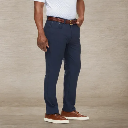 Miniatura 5 de Greg Norman ML75 Performance - Pantalón para hombre, 5 bolsillos, de microfibra de lujo, ML75