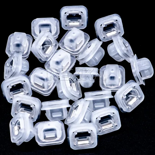 Miniatura 9 de Rexka 15 Uds. Moldura interior Retenedor de puerta de moldura de acabado Clips E46 E90 E91 X5 Compatible con BMW 320i 323i 325i 328i 330i M3 X5 E53