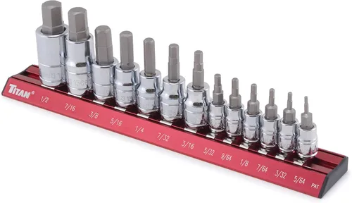 Miniatura 10 de Titan 16122 Star Bit Socket Set - 13 piezas