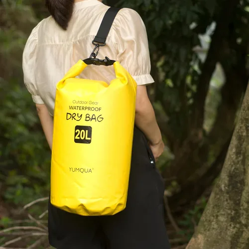 Miniatura 8 de YUMQUA Bolsas secas impermeables 5L/10L/20L/30L/40L para mujeres y hombres, bolsa seca flotante enrollable bolsa de almacenamiento impermeable