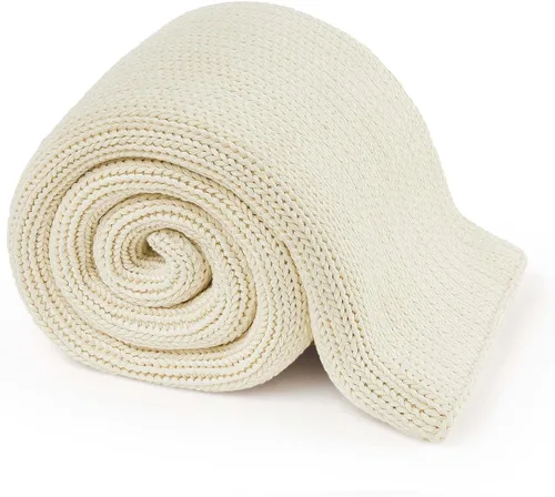 Miniatura 20 de Guohaoi Almohadilla de regazo con peso de punto (beige 20 x 30 pulgadas, 2 libras) sin cuentas, manta con peso refrescante para niños para siesta