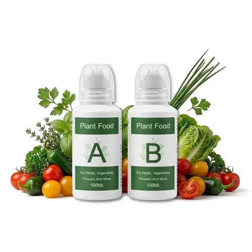 Miniatura 9 de Nouri Fertilizante líquido hidropónico para plantas de nutrientes A y B, sistema de cultivo hidropónico, accesorio para plantas
