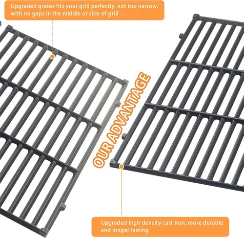 Miniatura 22 de 62752 7620 7622 Piezas de repuesto para parrilla Weber Genesis E310 E320 E330 S310 S320 S330 EP310 EP320 EP330, barras aromatizantes de 17.5