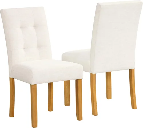 Miniatura 18 de HomePop Parsons - Silla de comedor, color gris (juego de 2)