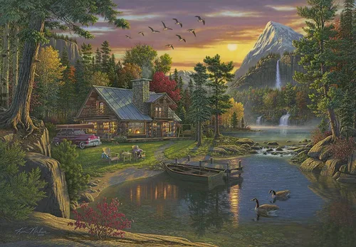Miniatura 13 de Kit de pintura por números de Ledgebay para adultos: kit de pintura por números para principiantes a avanzados - Divertidos proyectos de arte y Ruta