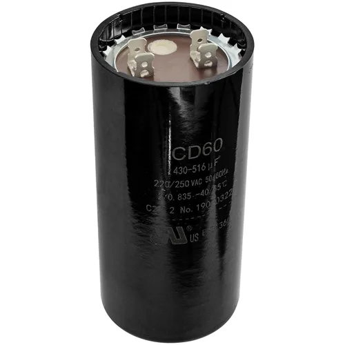 Miniatura 17 de 108-130 uf 108/130 MFD 110-125 VCA Voltios CD60 Condensador de arranque de motor redondo 50/60 Hz AC Eléctrico - Compatible con condensadores