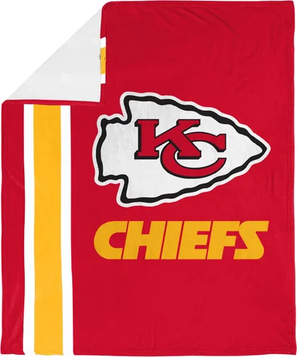 Miniatura 2 de FOCO NFL Manta Decorativa Suave de Felpa de Micro Raschel, 50 x 60 pulgadas Kansas City Chiefs