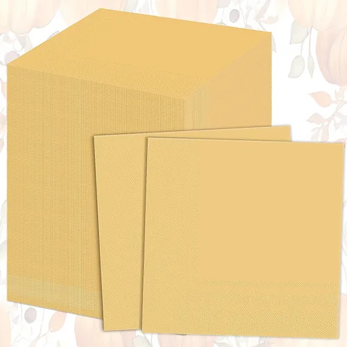 Miniatura 9 de Teling 300 piezas de servilletas de papel de Navidad desechables, servilletas rojas y verdes para fiestas navideñas, bodas, almuerzos en casa