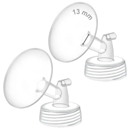 Miniatura 32 de Maymom Brida ancha compatible con bomba Spectra S1 S2, 0.748 in, 1 unidad Una brida transparente