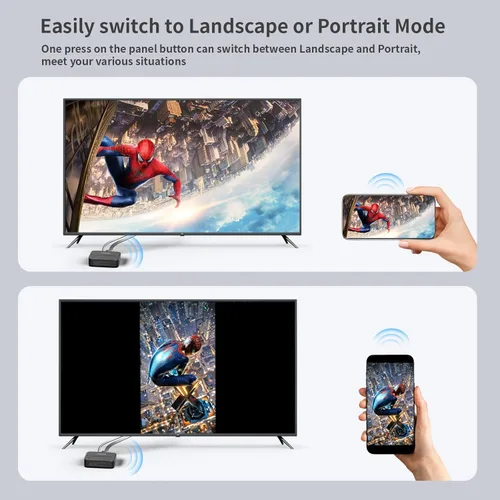 Miniatura 8 de Unitek Adaptador de dongle de pantalla inalámbrica Hdmi - Receptor de duplicación de pantalla 5G, dispositivo de transmisión de TV, adaptador